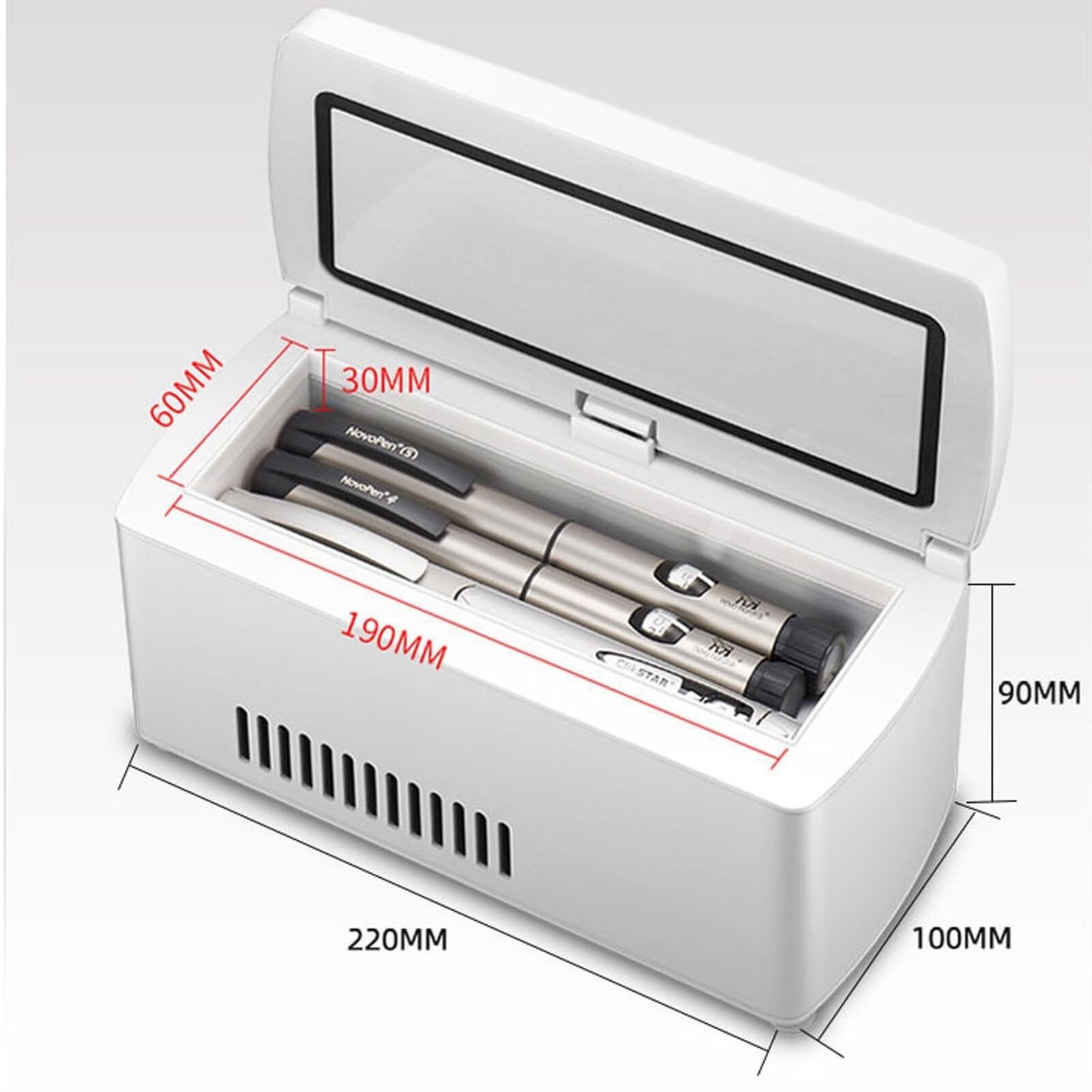 Estuche de Transporte para Pluma de insulina, refrigerador, Nevera, Nevera, Caja de insulina, refrigerador Congeladores de insulina, Congeladores de insulina, Congeladores de insulina portátiles para