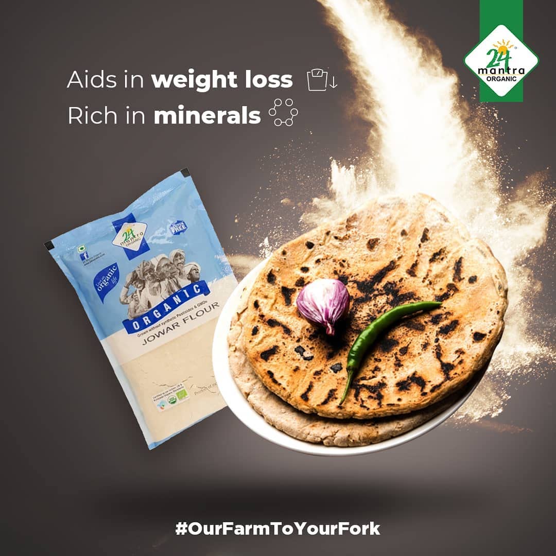 24 Mantra Organic Jowar Flour (500g) Buy Online in United