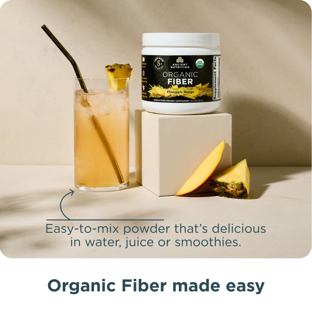 Ancient Nutrition Organic Acacia Fiber Powder, Pineapple Mango — Amazon image 6