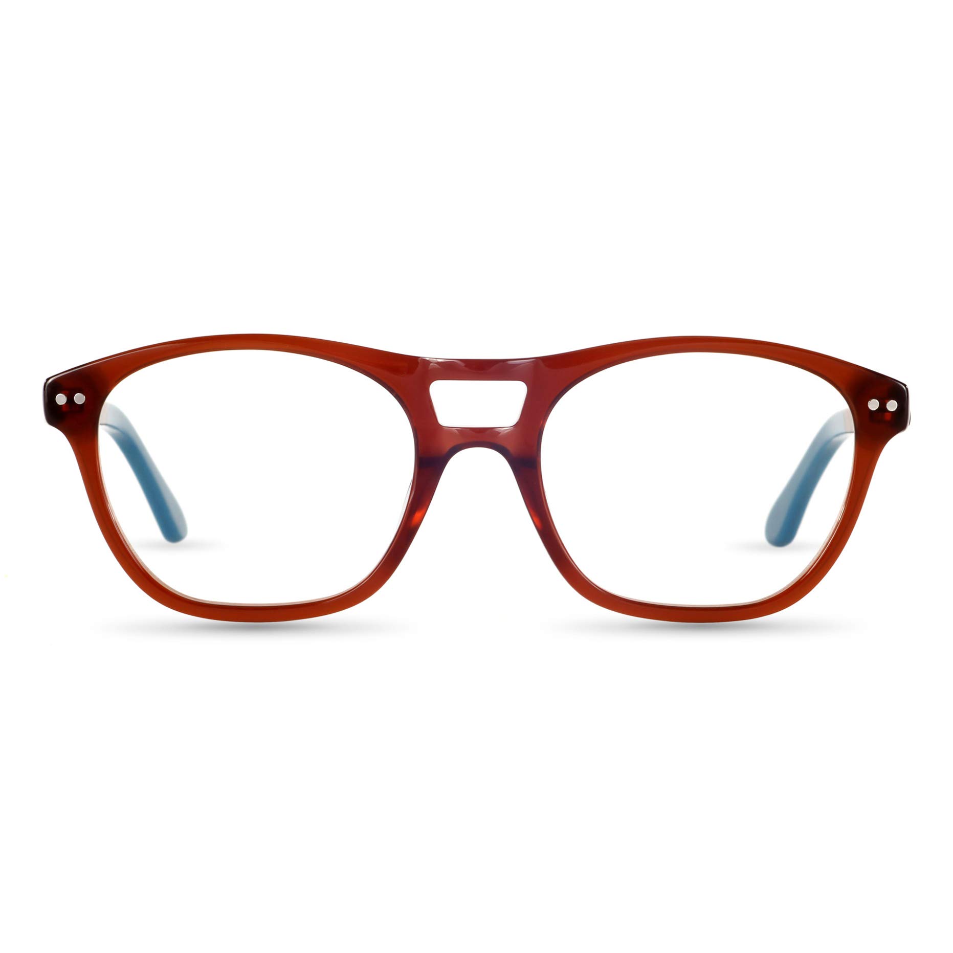 Gafas infantiles con protección contra la luz azul, sin graduación, protección UV400, unisex, para niños y niñas, lentes intercambiables, material robusto, modelo Lion