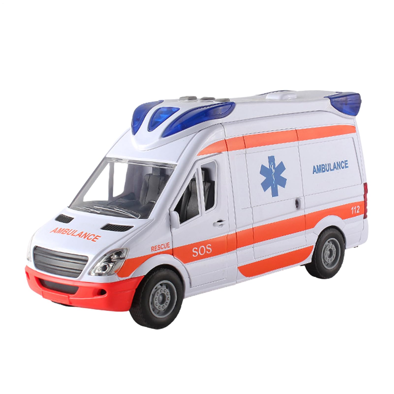 Generico - Giocattolo Ambulanza per Bambini, Audio e Luci, Educativo, Unisex, 144+ Mesi