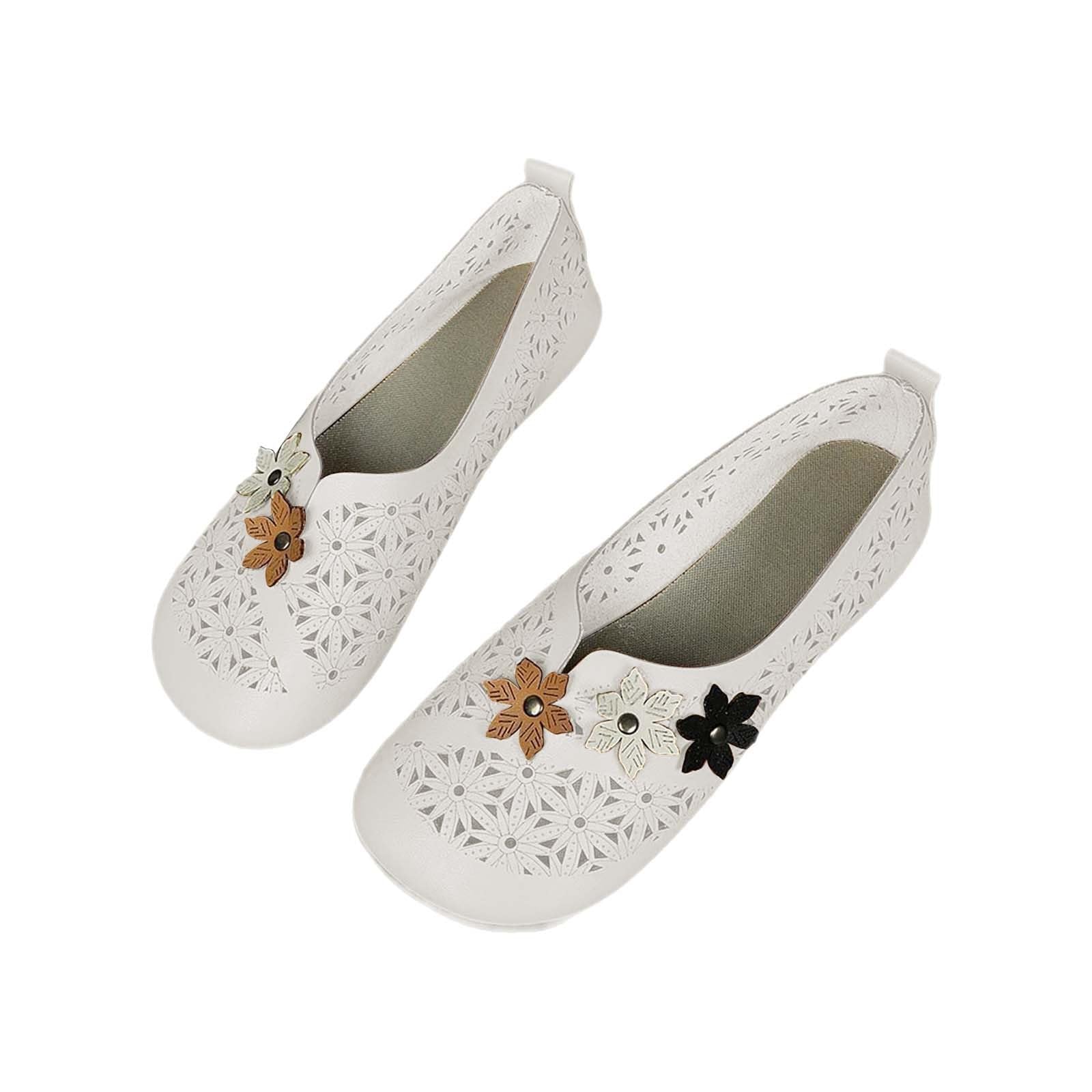 Generisch Casual Shoes Women's Slip On Loafer Shoes Non-Slip Summer Shoes  Flat Shoes Elegant Flat Mesh Traditional Shoes Round Toe Walking Shoes