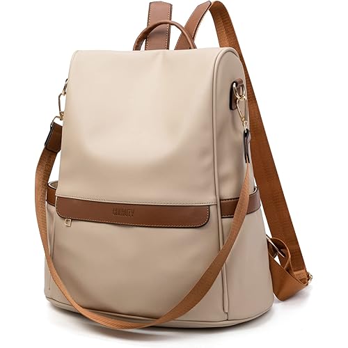 CHERUTY Women Backpack Purse PU Leather Anti-theft Casual Shoulder Bag Fashion Ladies Satchel Bags