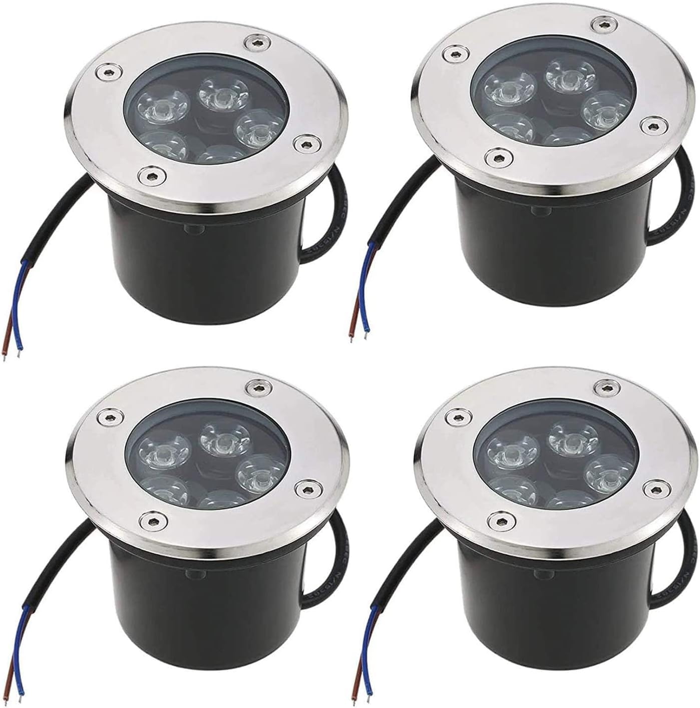 DARZYS Buried Light, Ground Lights Outdoor, Floor-Standing Garden Lamps, Underground Light LED, for Garden, Terrace, Outdoor, Path Lighting