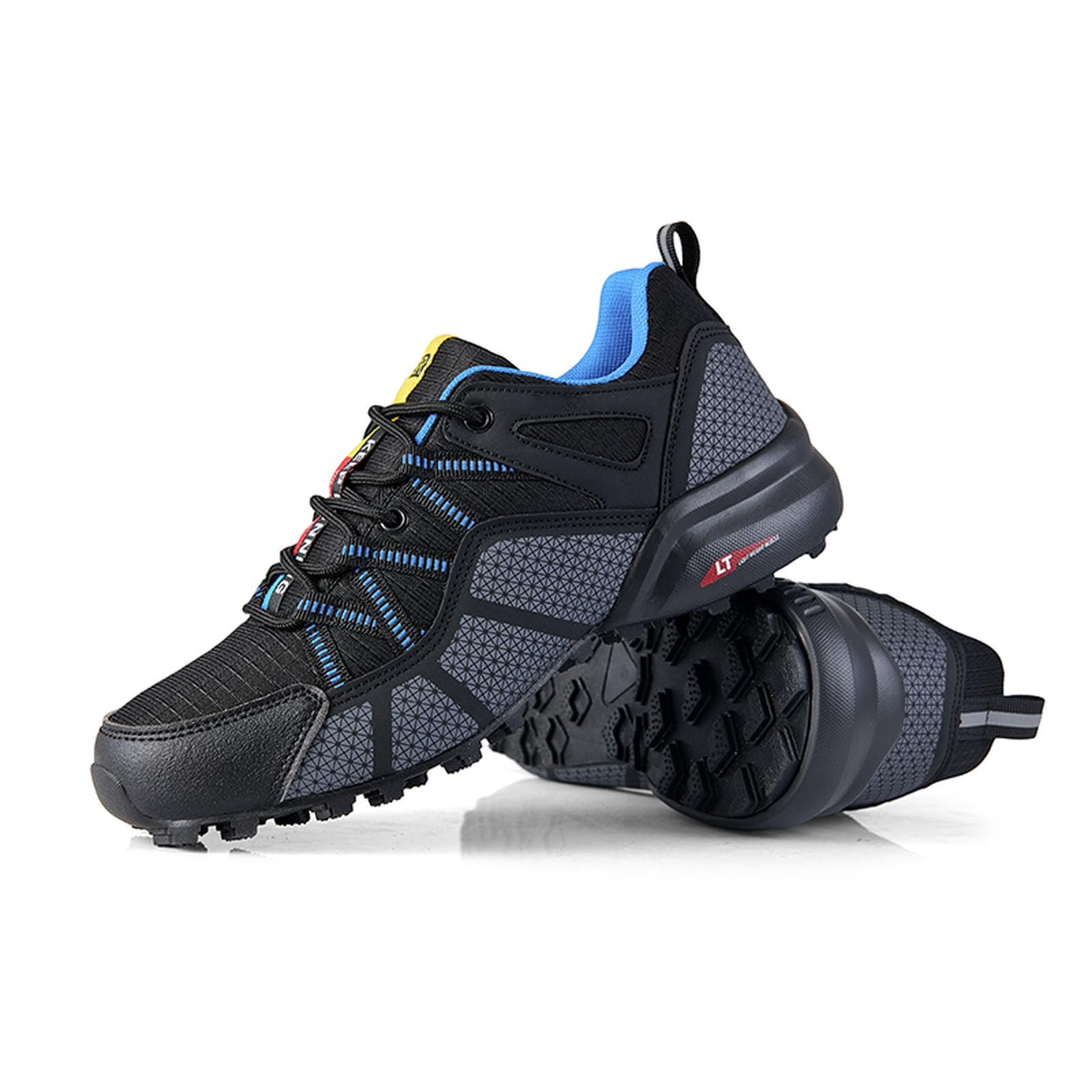 Zapatos de senderismo para hombre y mujer, zapatos ortopédicos para caminar, transpirables, ligeros, cómodos, sin cordones, tenis ortopédicos