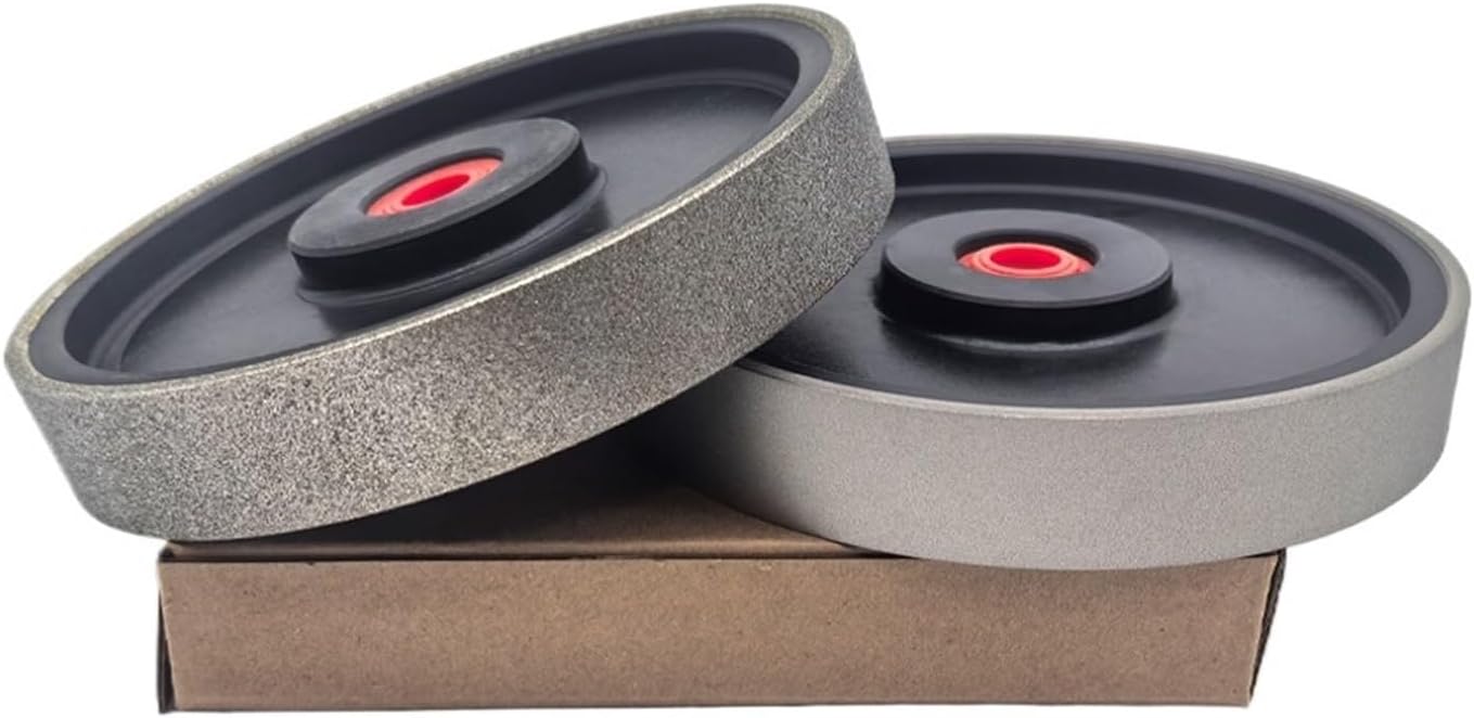 1pc Diamond Flat Grinding Wheel 6 Inch 150x25mm Parallel Disc with 25.4mm Arbor Hole Reducer(2000)