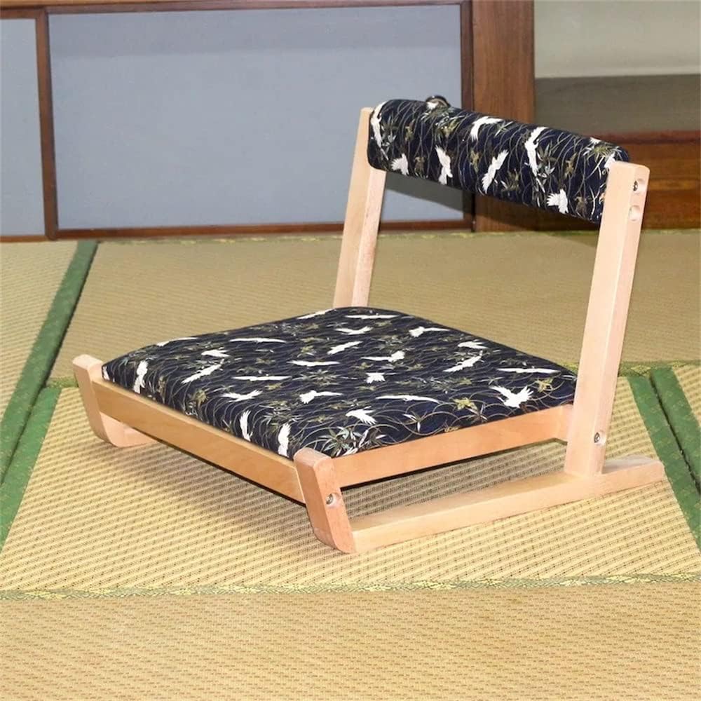 Great for Reading Watching TV Living Room Furniture Accent Chair Wood Legless Floor Seating