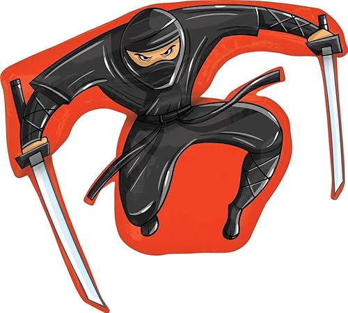 Miniatura 2 de Kit de 13 piezas de ramo de globos de cumpleaños de Ninja Party Supplies Kickin