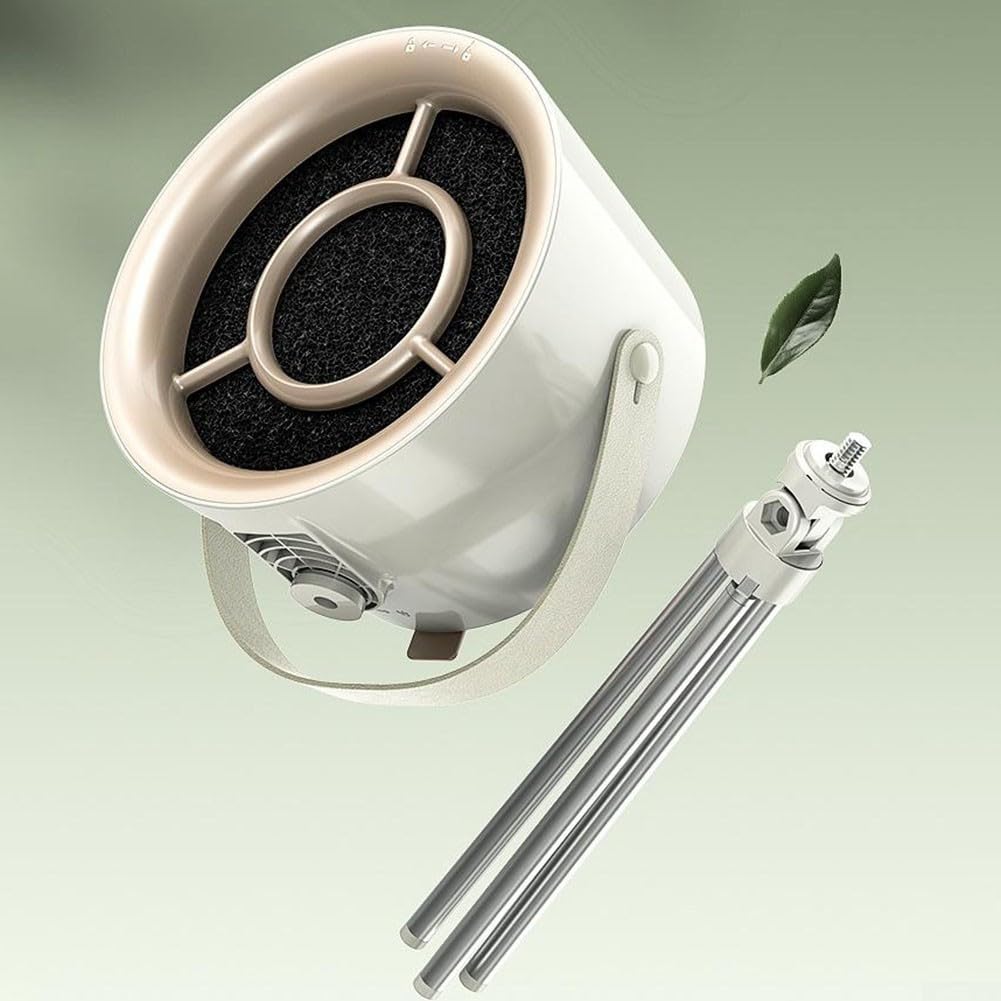 Campana extractora portátil para el hogar, campana extractora de 3 velocidades con filtros reemplazables para fondue de cocina, barbacoa (negro gris+3 pantallas de filtro)