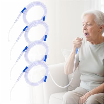 Yankauer Oral Suction Tip with Tubing for Home Care & Training
