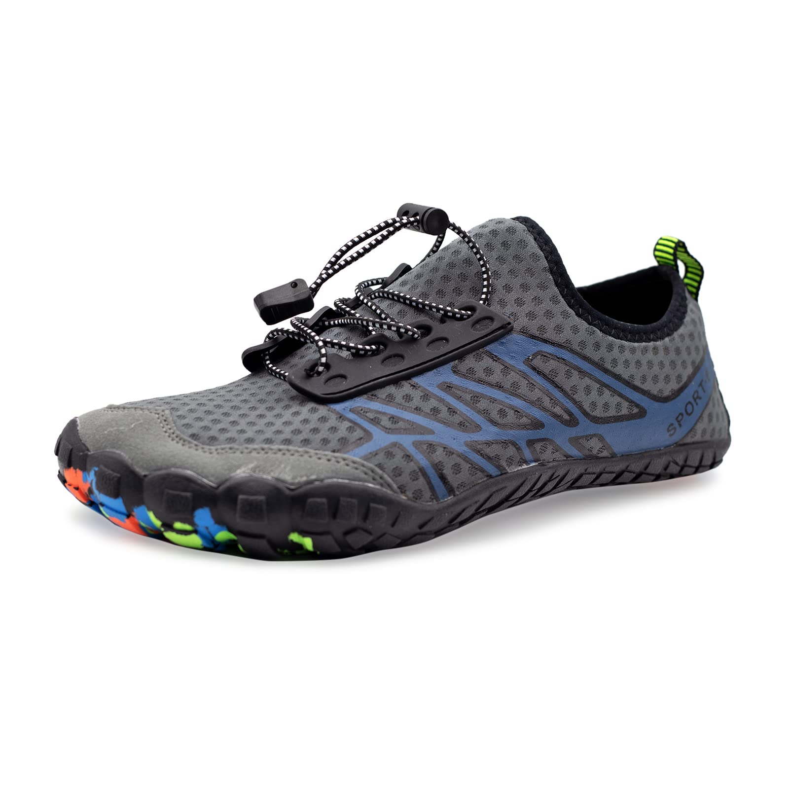 Teemie Escarpines Mujer Hombre Secado Rápido, Zapatos de Agua Unisex, Zapatillas Playa Acuáticas Adulto, Escarpín Deportivo Respirable, Calzado de Natación Surf Yoga Correr Buceo