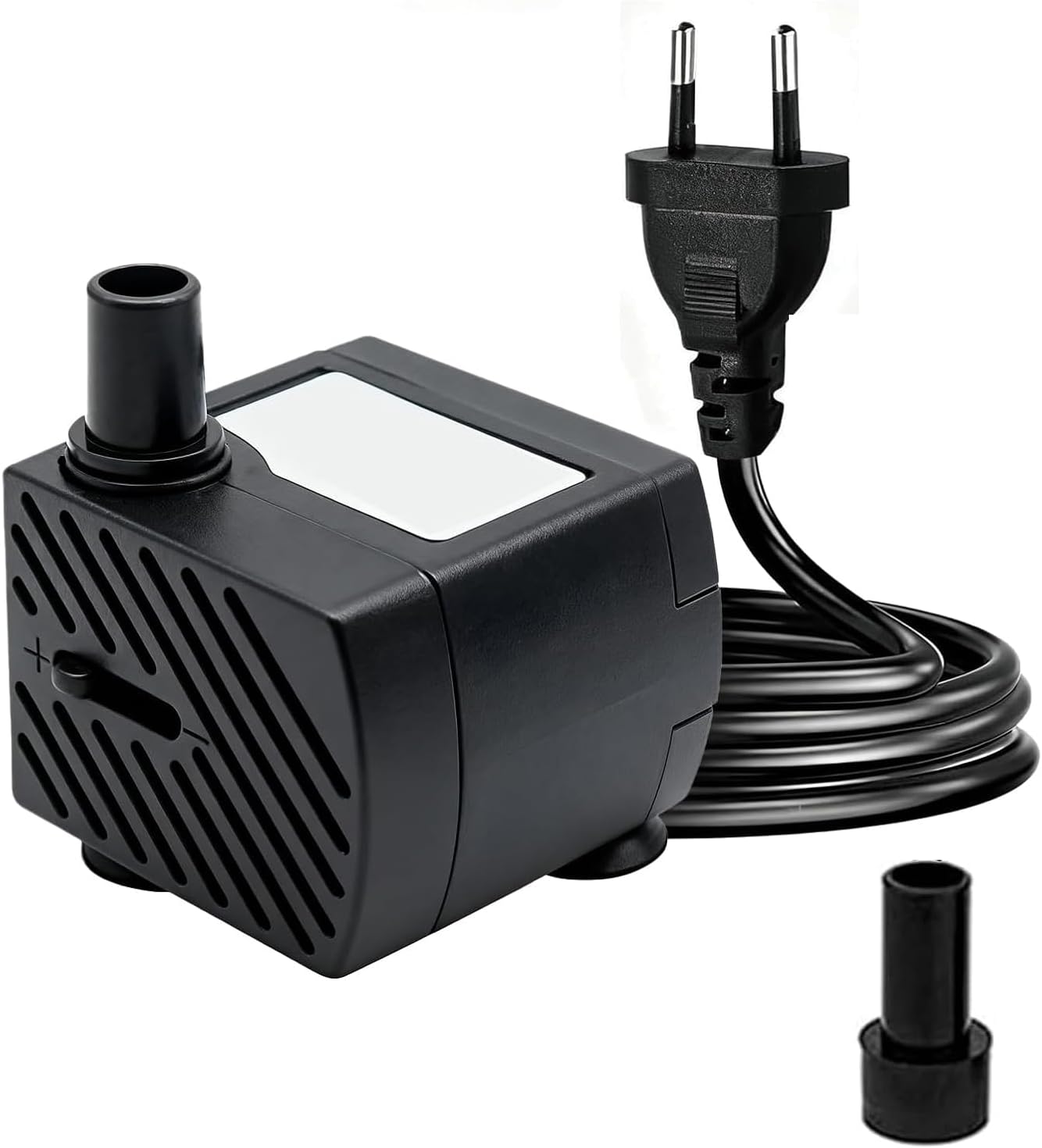 180L/H 3W Mini-Tauchpumpe, extrem leise Aquariumpumpe mit 1,3 m Netzkabel, mit 1 Düse für Brunnenaquarium, Aquarium, Teichgarten, EU-Stecker 180L/H 3W Mini-Tauchpumpe, extrem leise Aquariumpumpe mit 1,3 m Netzkabel, mit 1 Düse für Brunnenaquarium, Aquarium, Teichgarten, EU-Stecker