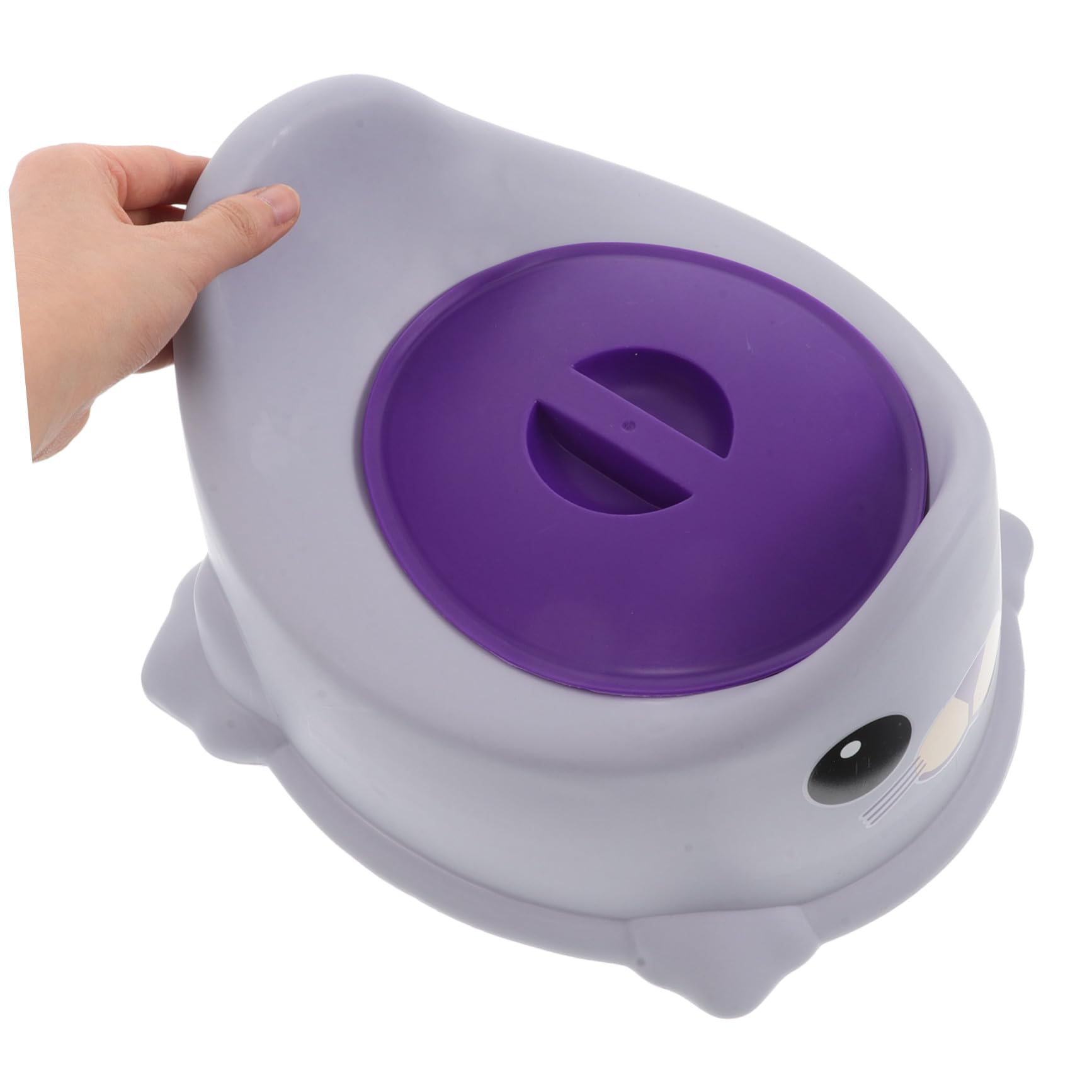 BESTonZON Asiento de Entrenamiento para Ir al Baño para Niños Pequeños con Respaldo y Patas Ajustables Antideslizantes en Material Pp Diseño Adorable para Ñiño