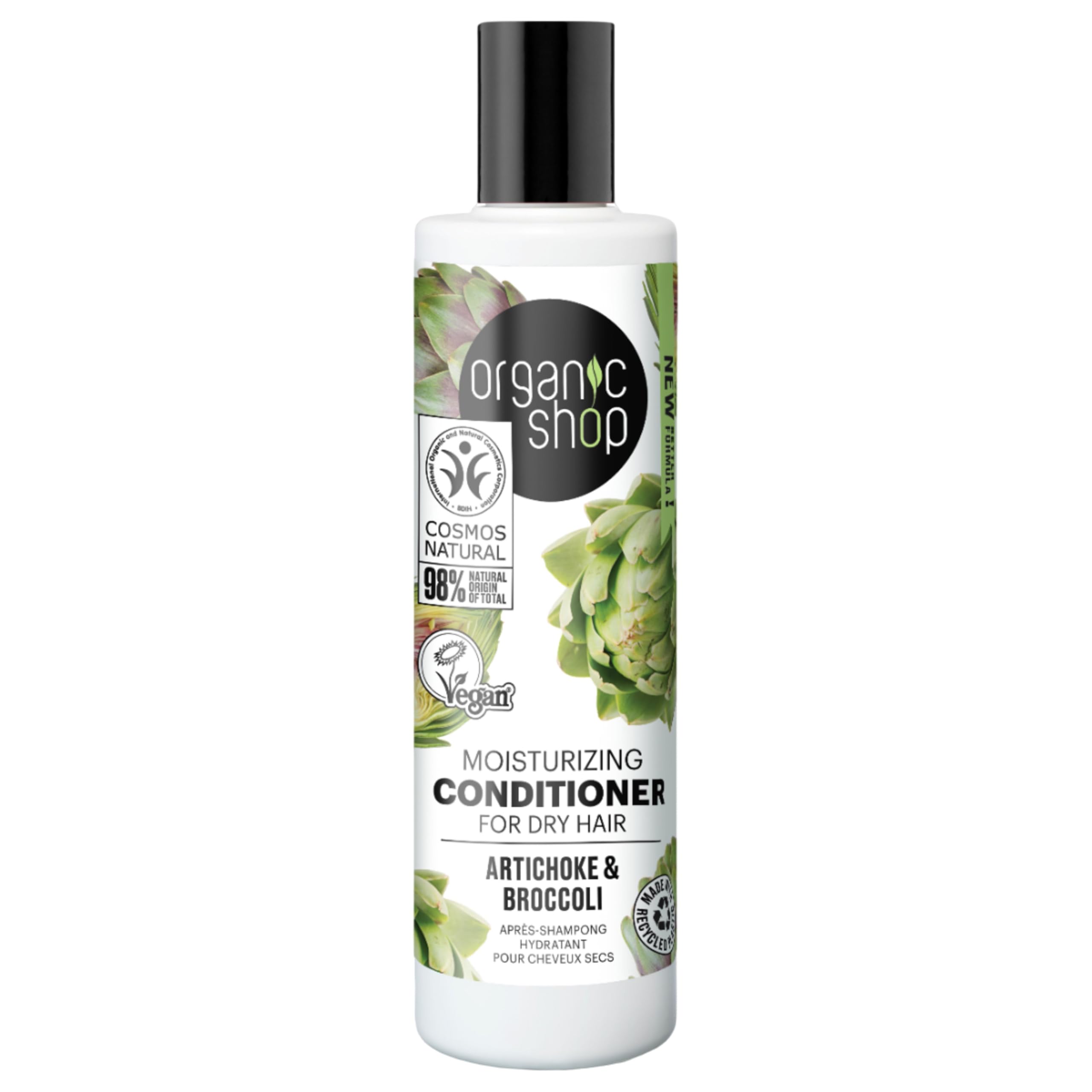 Organic Shop Dry Hair Moisturizing Conditioner Artichoke and Broccoli, 280 ml