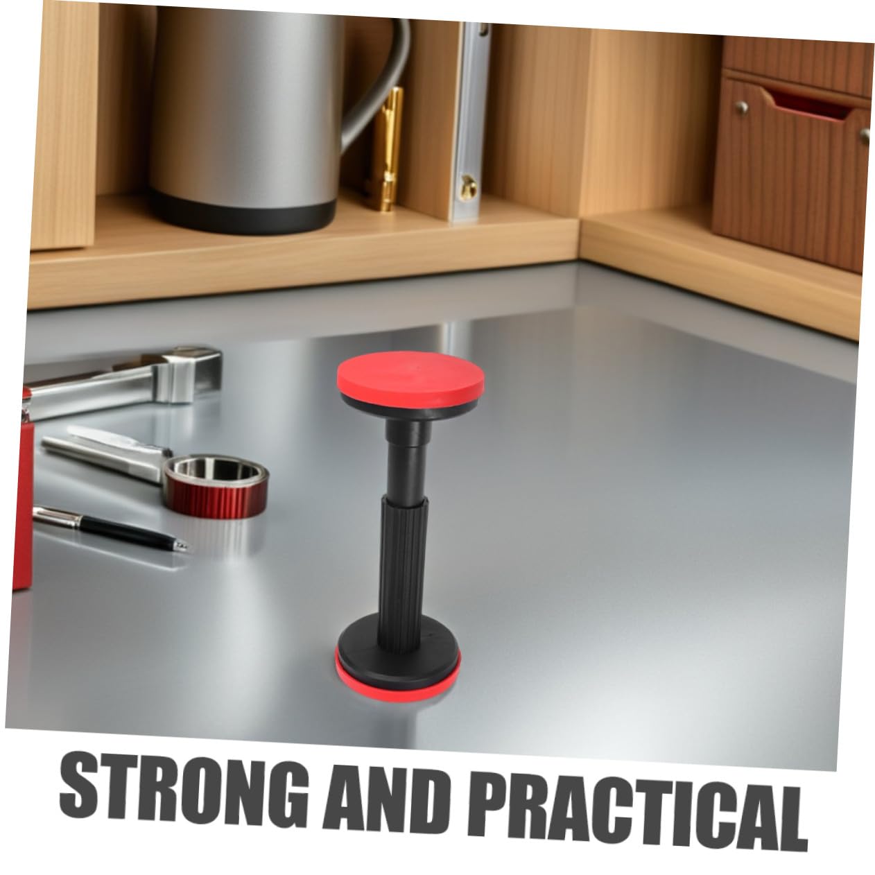 4 piezas Varillas Telescópicas de Soporte Ajustables para Muebles Postes de Elevación para Armarios con Carga Estable para Instalación Rápida y Altura Regulable