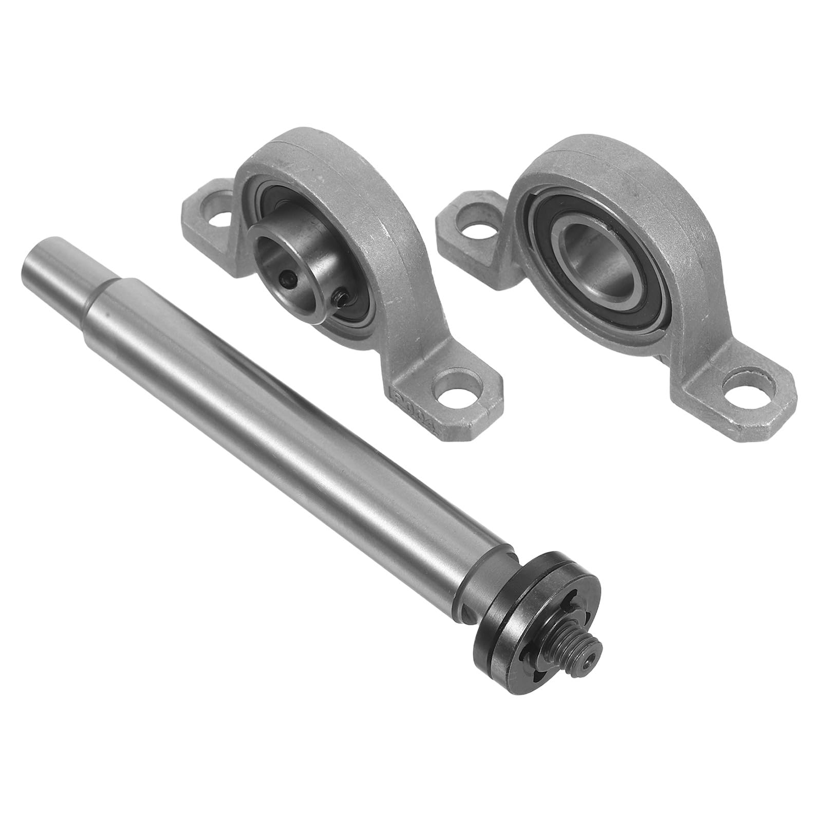 Mini husillo de bricolaje con polea de transmisión y mandril para torno rotativo de mesa