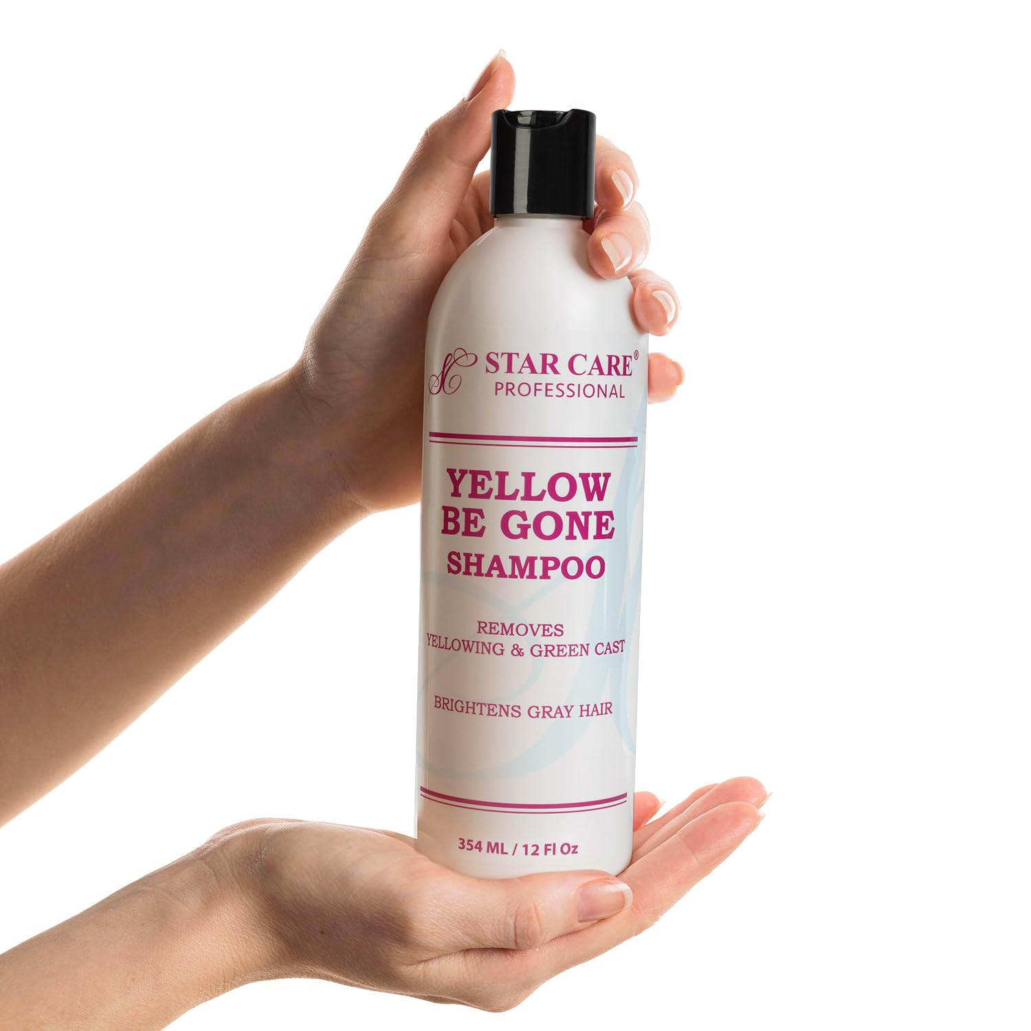 Yellow Be Gone Shampoo 12oz/354ml (1 Pack) Clarifying Brassiness Neutralizer for Bleached, Blonde, Gray & Highlighted Hair, Restores Shine & Cool Tones - Image 6