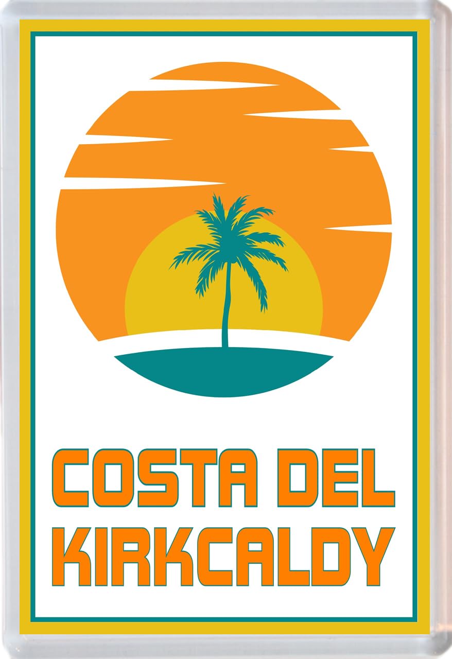 Baked Bean Store Multicolor Costa Del Kirkcaldy - Jumbo Fridge Magnet 96 X 67Mm