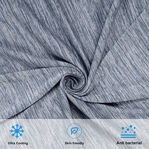 WOLTU Sommerdecke Selbstkühlende Decke Mikrofaser Arc-Chill, Kühldecke mit Q-Max0.45 fürs Schlafen, kühl und hautfreundlich, weiche Sofadecke Reisedecke 150 x 200cm Blau