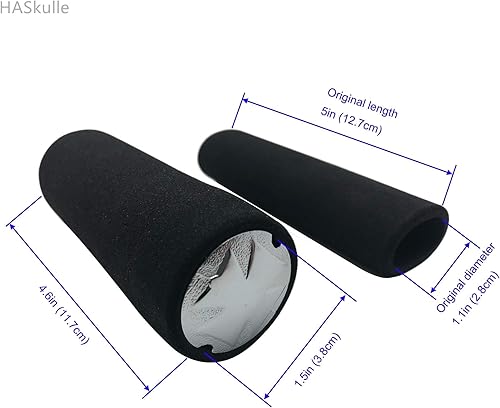 Miniatura 2 de HASkulle - Fundas de agarre para manos grandes que engrosan tus agarres, se ajustan cómodamente a más de 1.2 a 1.4 pulgadas de agarre en Harley BMW,