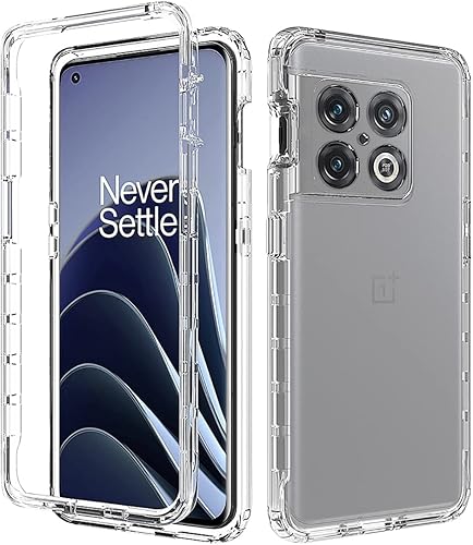 Miniatura 6 de Funda para OnePlus 10 Pro NE2210 con protector de pantalla de vidrio templado, suave 360 cuerpo completo a prueba de golpes híbrido parachoques