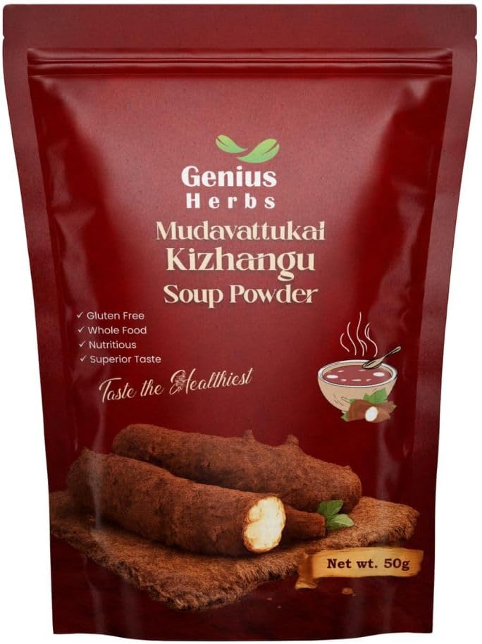 Mudavattukkal Kizhangu Soup Powder | Veg Goat Leg Tasty Pre Mix - 50G For Healthy Joints, Strenthen Bones Pack Of 1