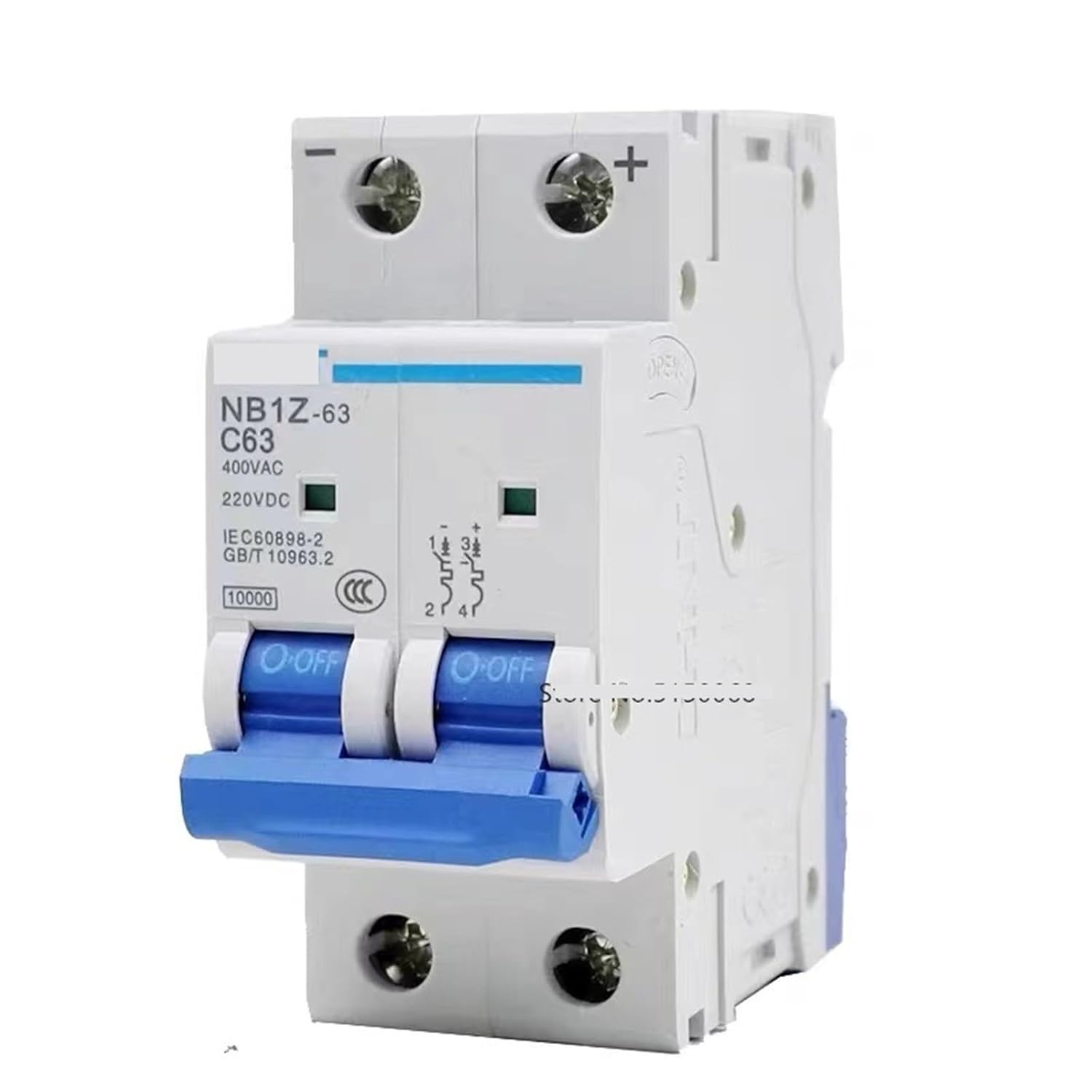 NB1Z-63 DC220V Circuit Breaker MCB 1Pcs(1P,32A)