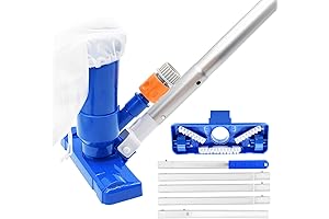 Pool Vacuum for Small Above Ground Pool 2024 Upgraded - Handheld Swimming Pool Jet Cleaner