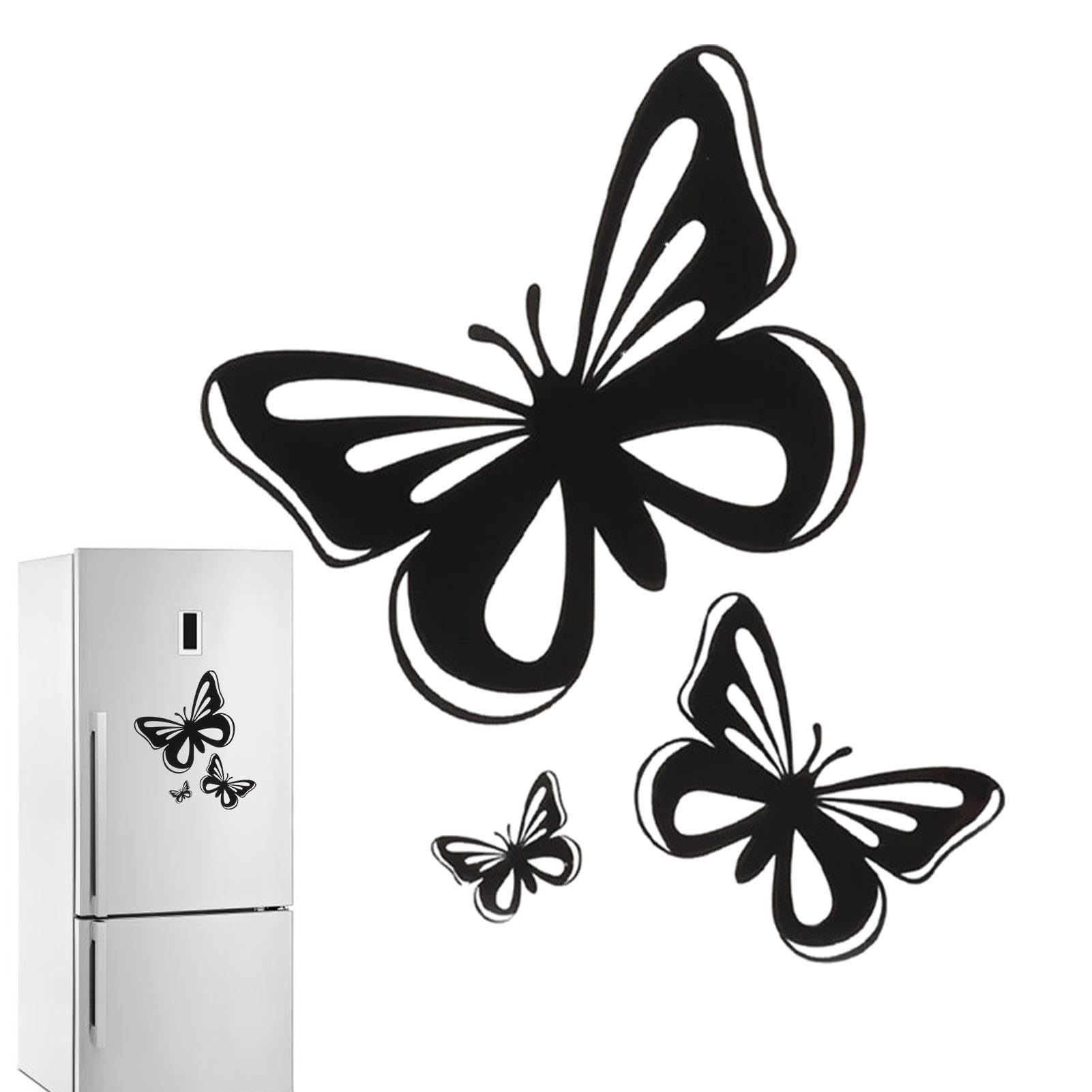 8 Adesivi Farfalla Riflettenti - Decalcomanie Colorate Per Auto E Moto - Foto 14