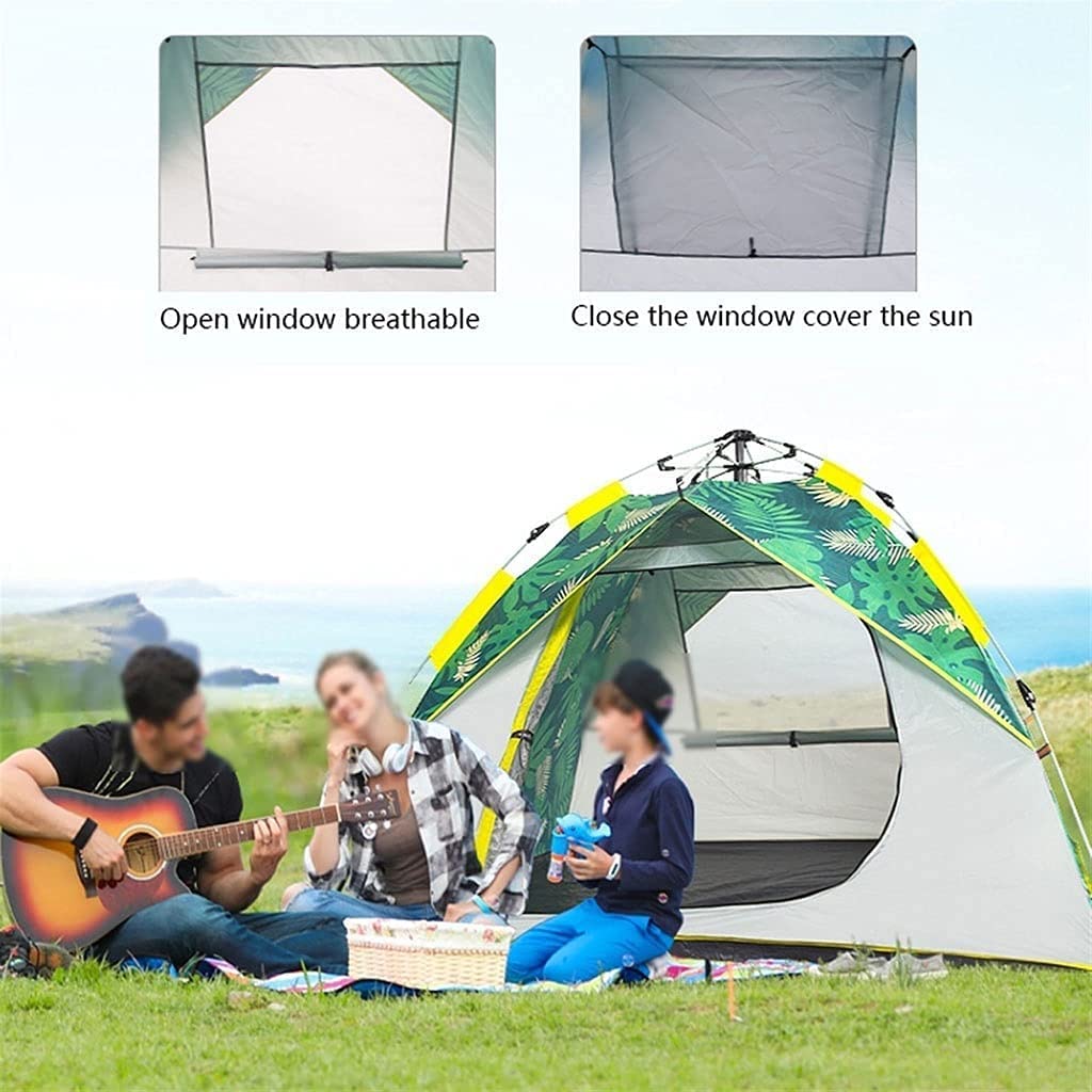 Tienda Campaña Tienda De Campaña Automática Apertura Rápida, Impermeable Y Protector Solar, Sombrilla Plegable para Acampar Al Aire Libre, 2-3 Personas Exteriores
