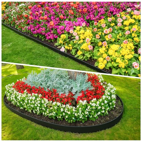 MIXC 100ft Plastic Landscape Edging Kit