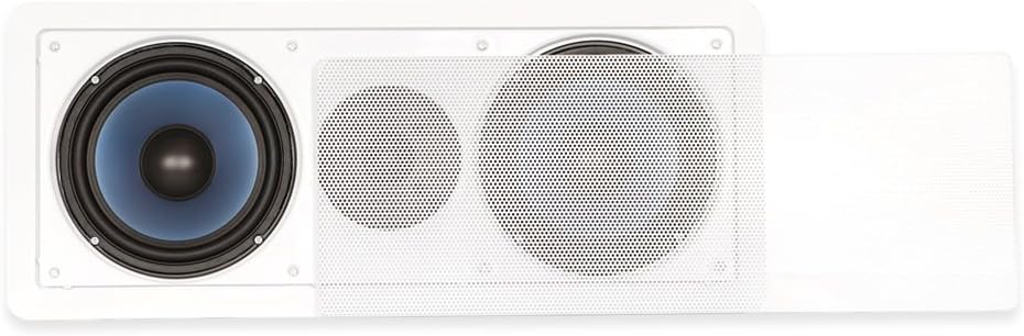 Blue Octave RLCR6 in Wall Center Channel Speaker 3 Way Dual 6.5" Home Theater