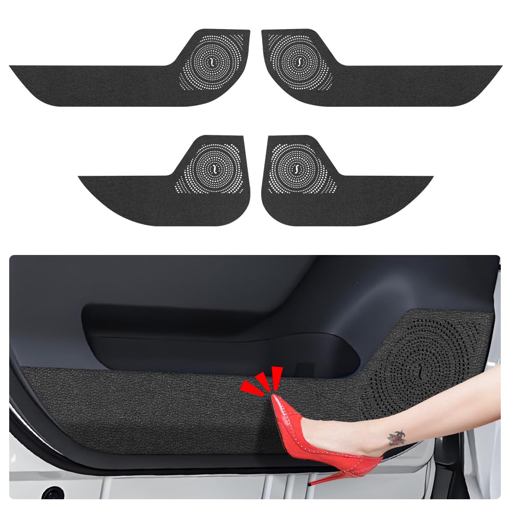 Photo 1 of LUNQIN Car Door Anti Kick Pad for Toyota RAV4 2026 Accessories RAV 4 Protector Mat Dirty Collision Stickers Inner Decorative Protection