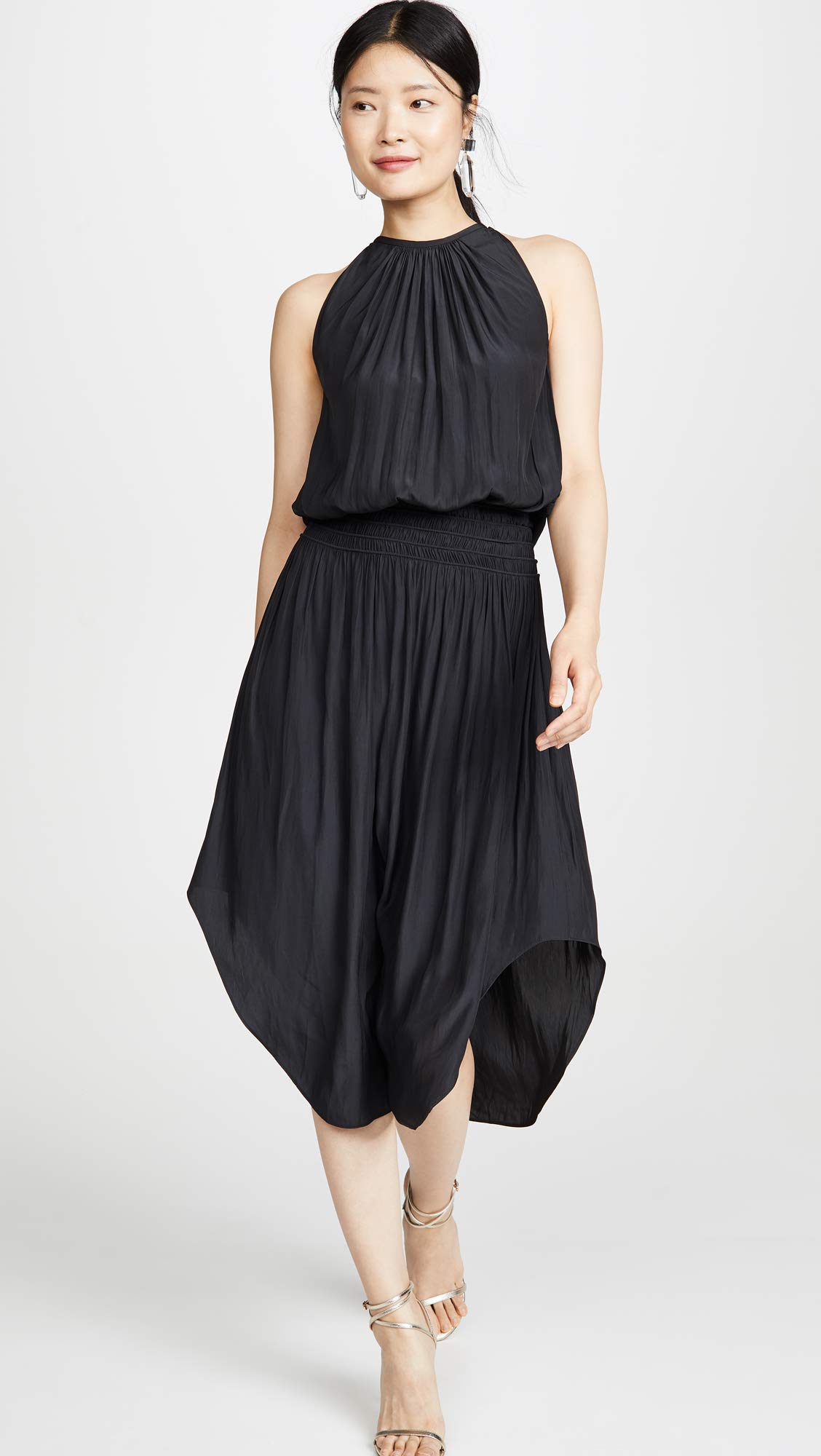 Ramy Brook Womens Audrey Dress: 3X-Large Navy