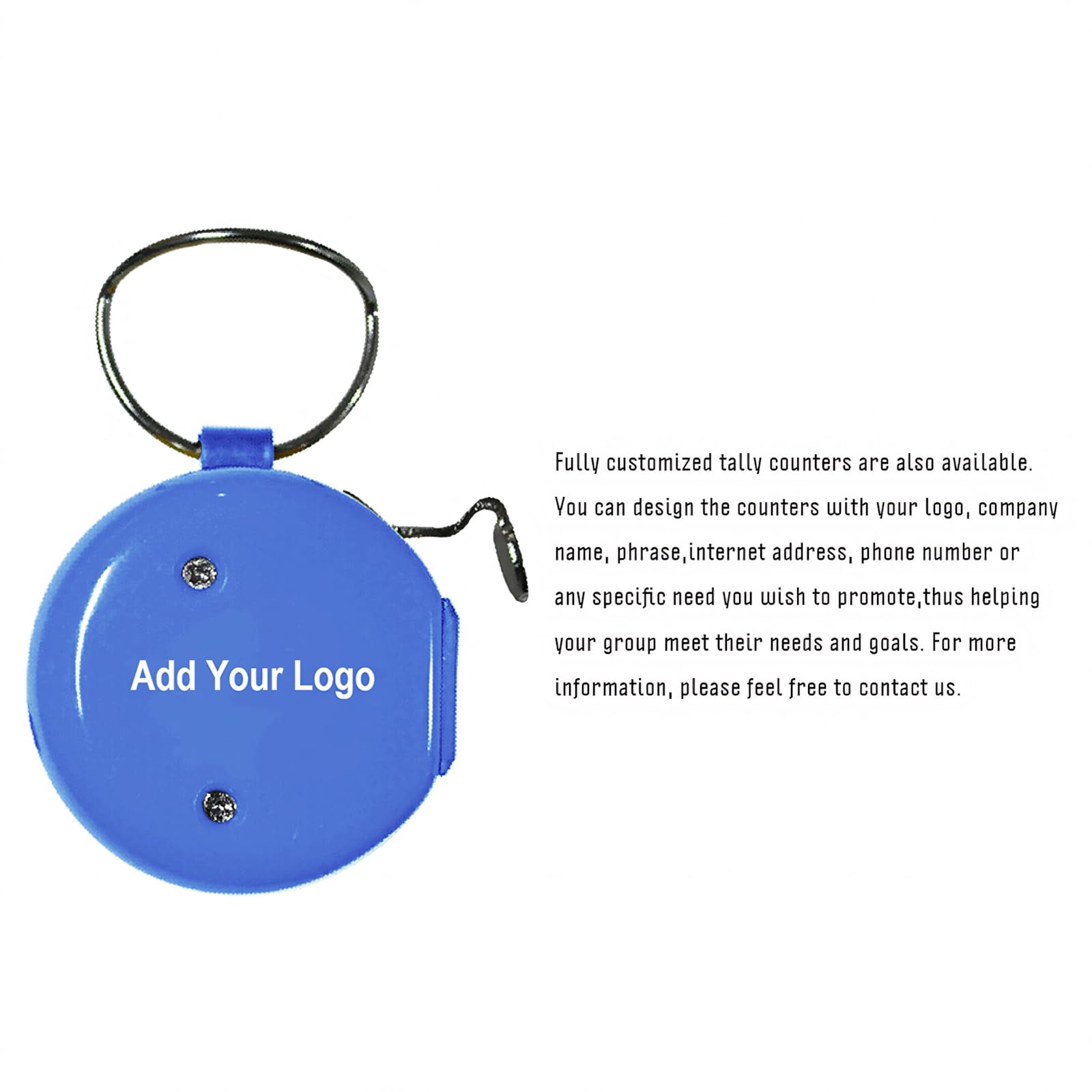GOGO 1 Pezzi Contatore Manuale, Contatore Contacolpi in Plastica Portatile a 4 Cifre,Tally Counter per Golf/Allenatore/Scuola/Eventi/Contare/Sport