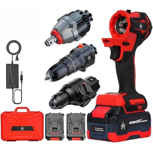 JPT Heavy Duty Brushless 3-In-1 Power Tool Set
