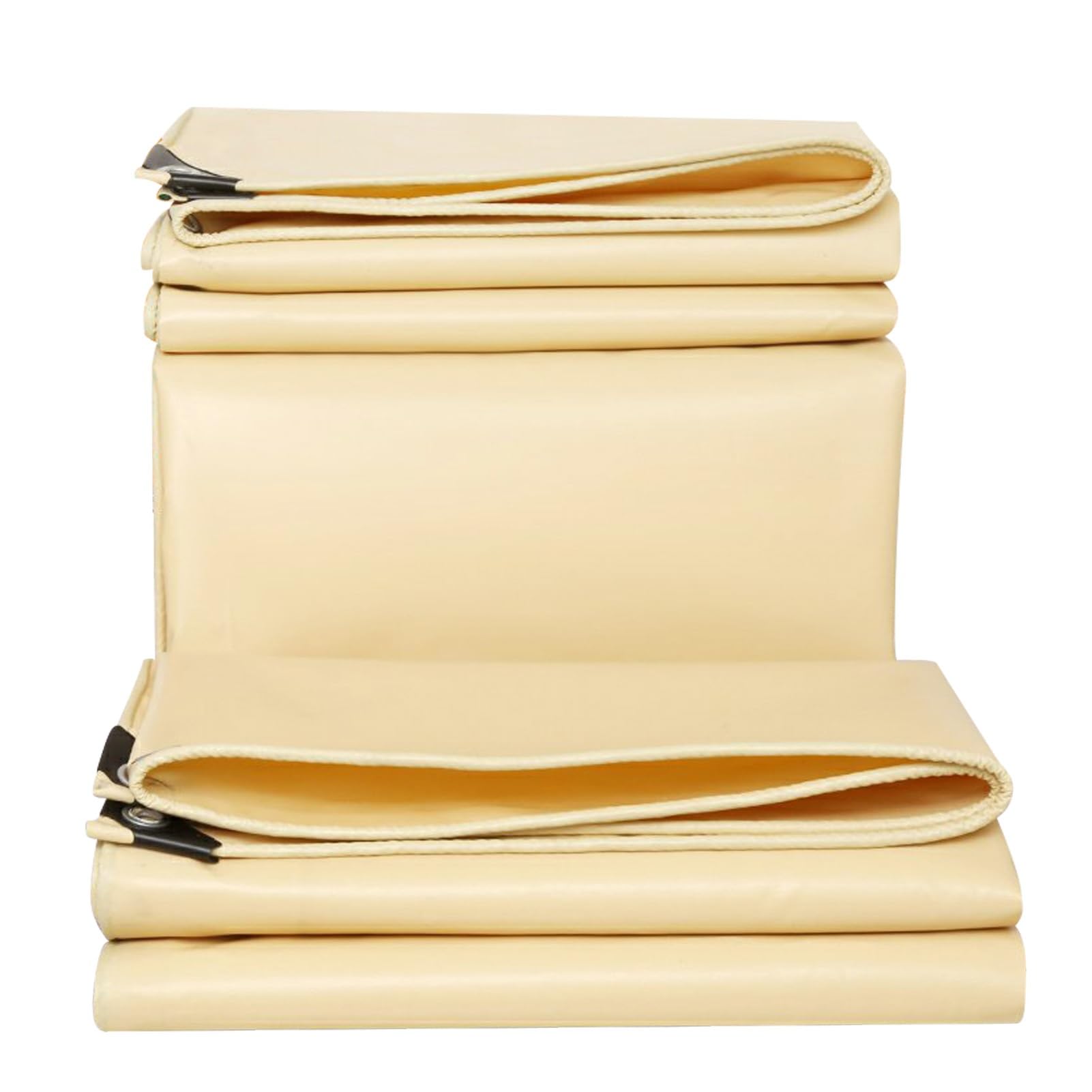 Lona de PVC impermeable de 500 g/m² beige con aislamiento térmico para patio