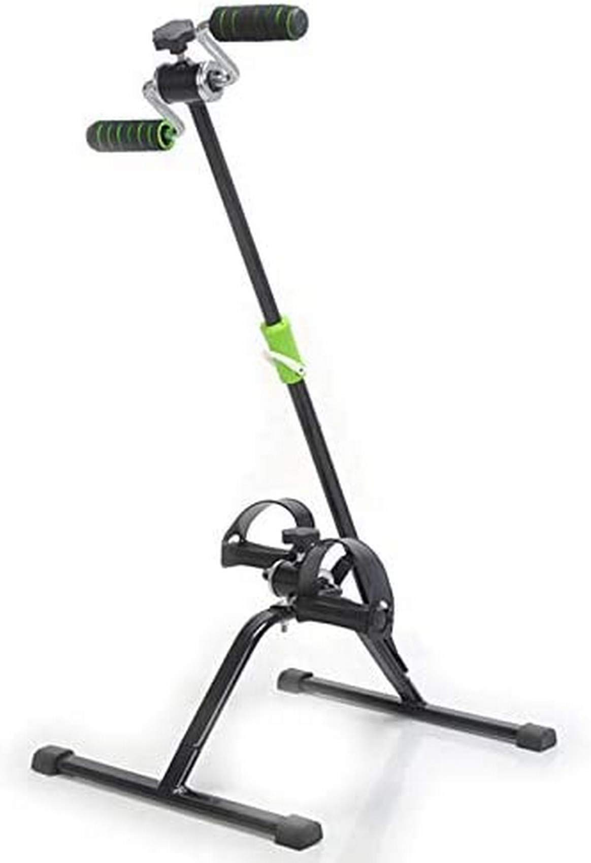 Máquina de pedaleo Ajustable para ejercitar piernas y Brazos, Equipo de rehabilitación para Personas Mayores. Reduce molestias, Dolor y cansancio en Las articulaciones (Verde).