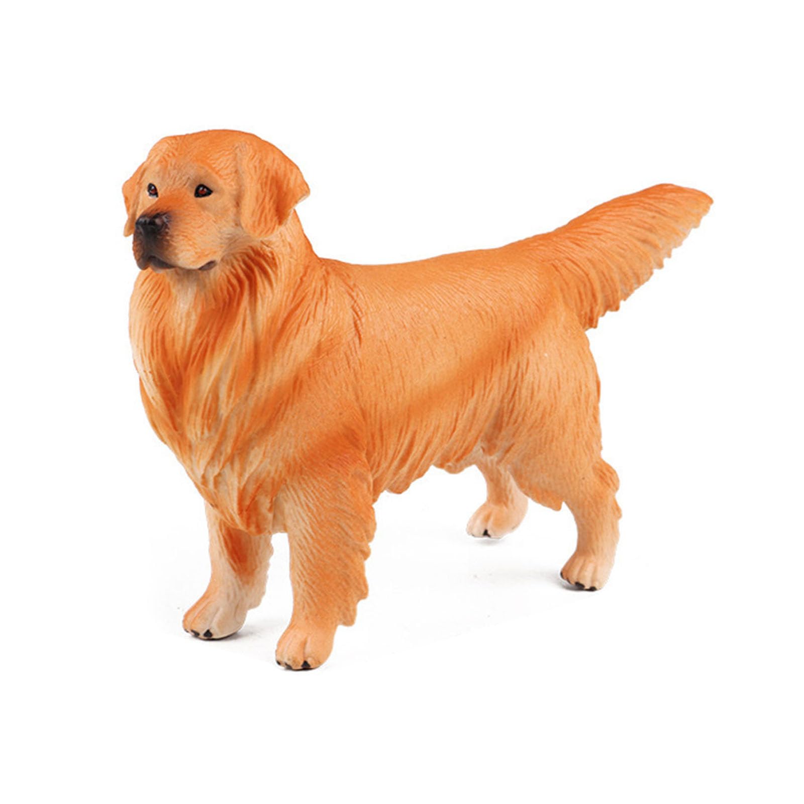 LSTTBO Dog Model Ornament Realistic Figures Puppy Handicrafts Landscape Backyard Desktop Decorations Realistic Dog Statue Statue Dogs Toy