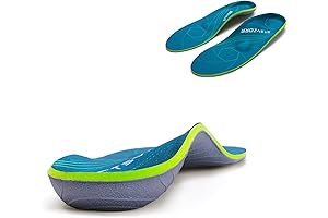 Plantar Fasciitis Arch Support Insoles with Shock Absorption