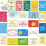 ceiba tree Boho Thank You Cards for Teachers Rainbow Teacher Appreciation Greeting Card Gift Bulk for A Year End and Teachers Day