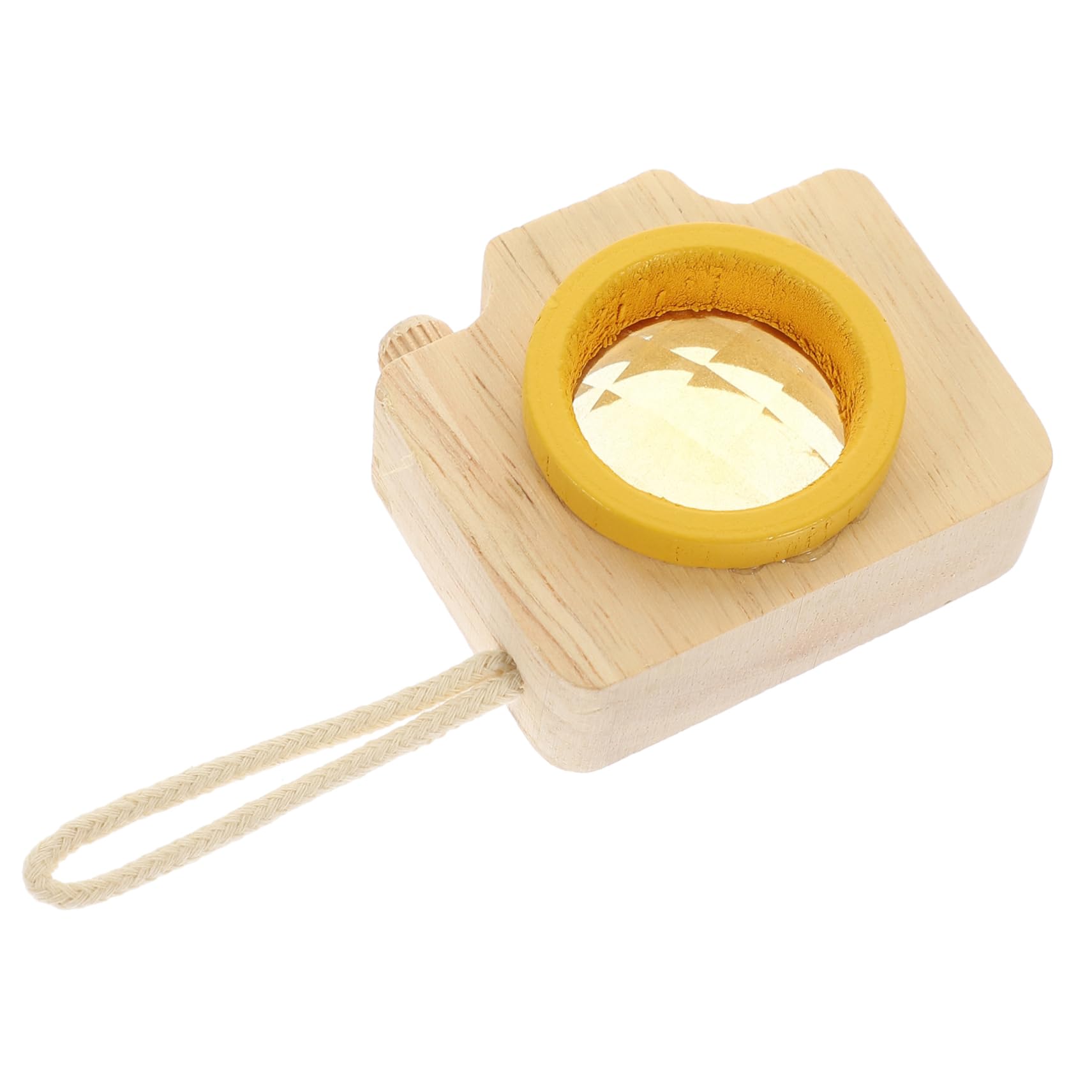 YARNOW Decorative Kaleidoscope for Educational Wooden Kaleidoscope Camera Plaything for Ages Fosters Creativity and Imagination and Easy to Use