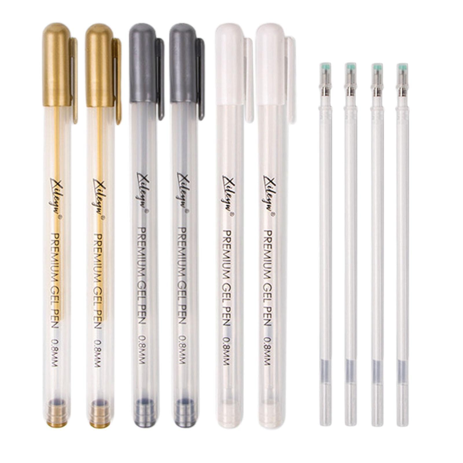 Qlecxzi Paint Marker Pens Highlighter Waterproof Quick Dry Writing Drawing