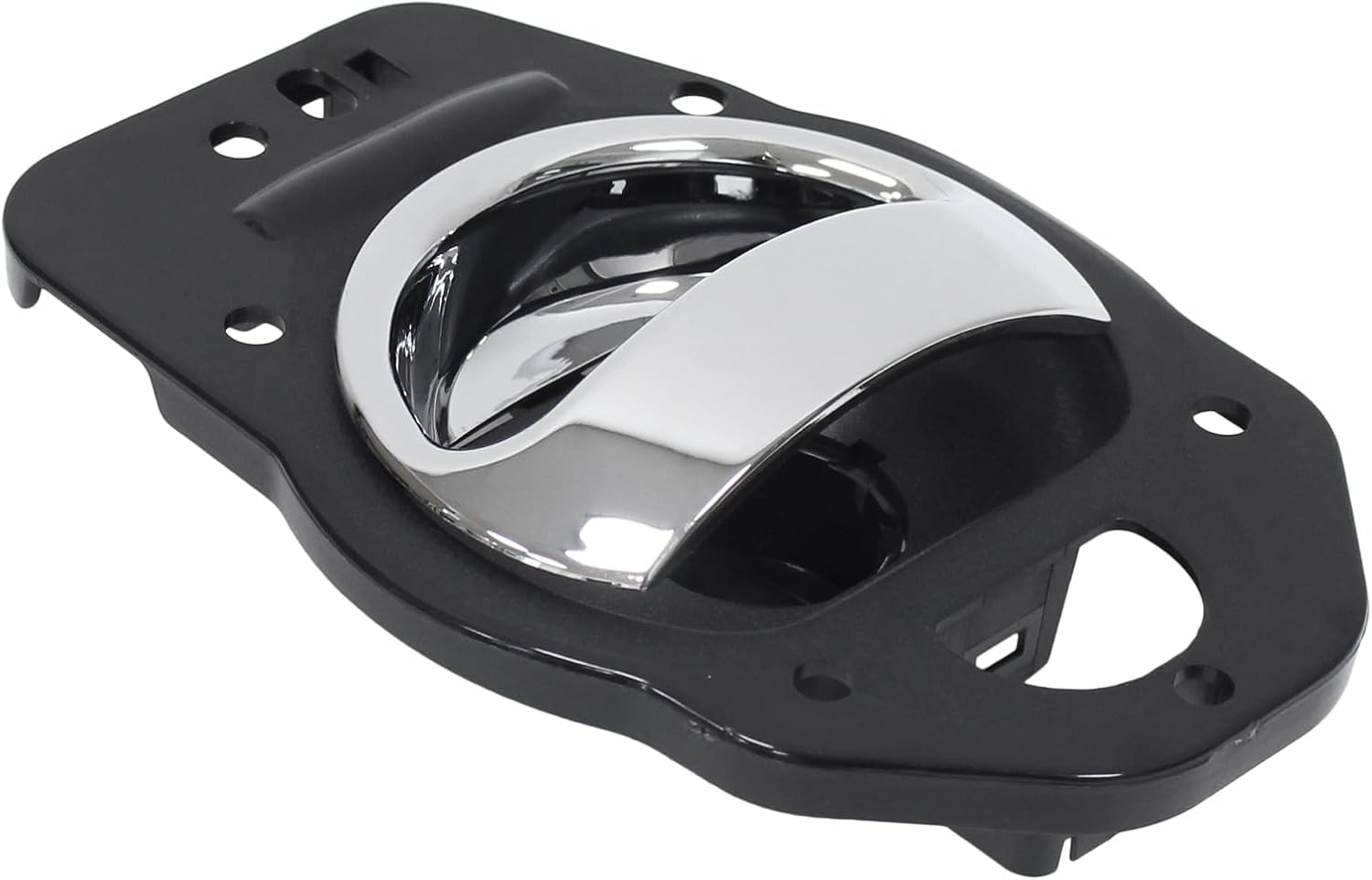 MOTOKU Left Driver and Right Passenger Side Interior Door Handle with Chrome Trim for Chevrolet HHR 2006-2011