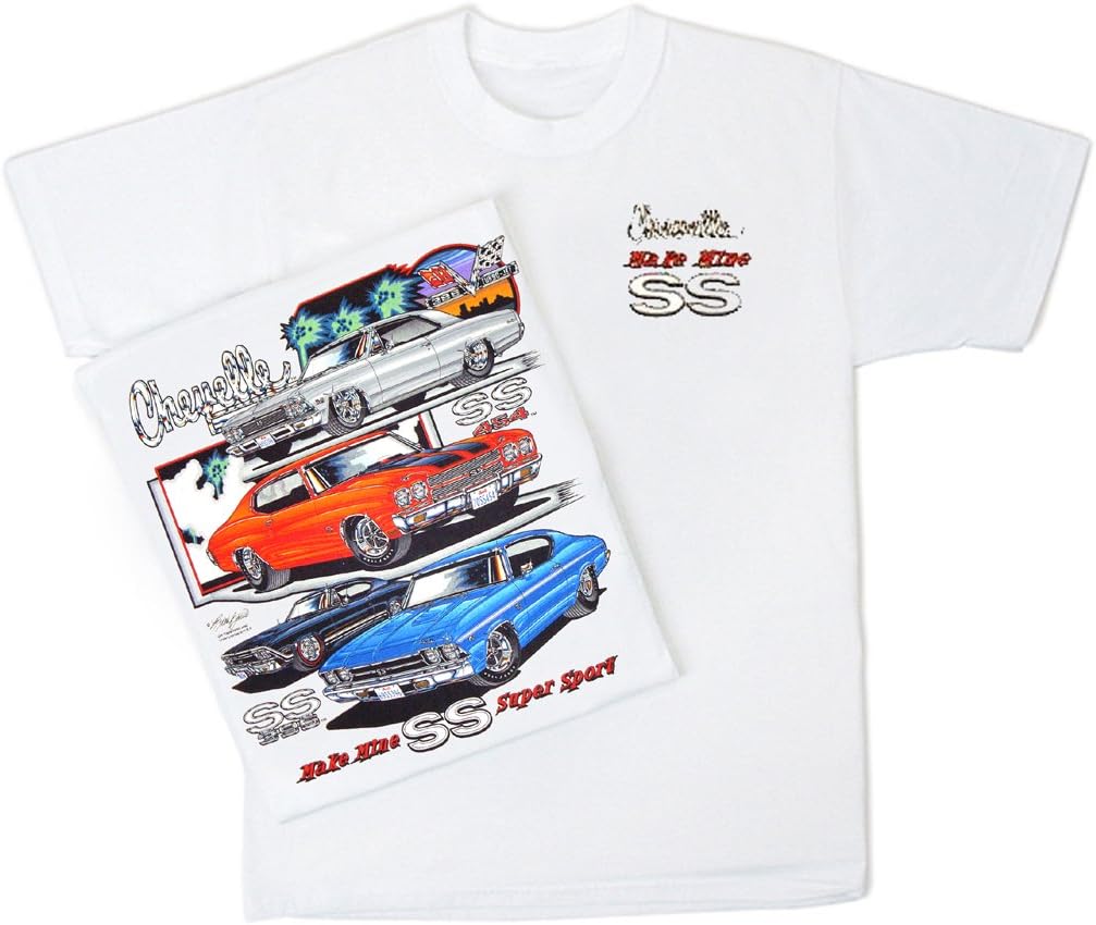 Make Mine SS Chevelle T-Shirt: Chevy Malibu SS396 SS454 1966 1968 1969 1970