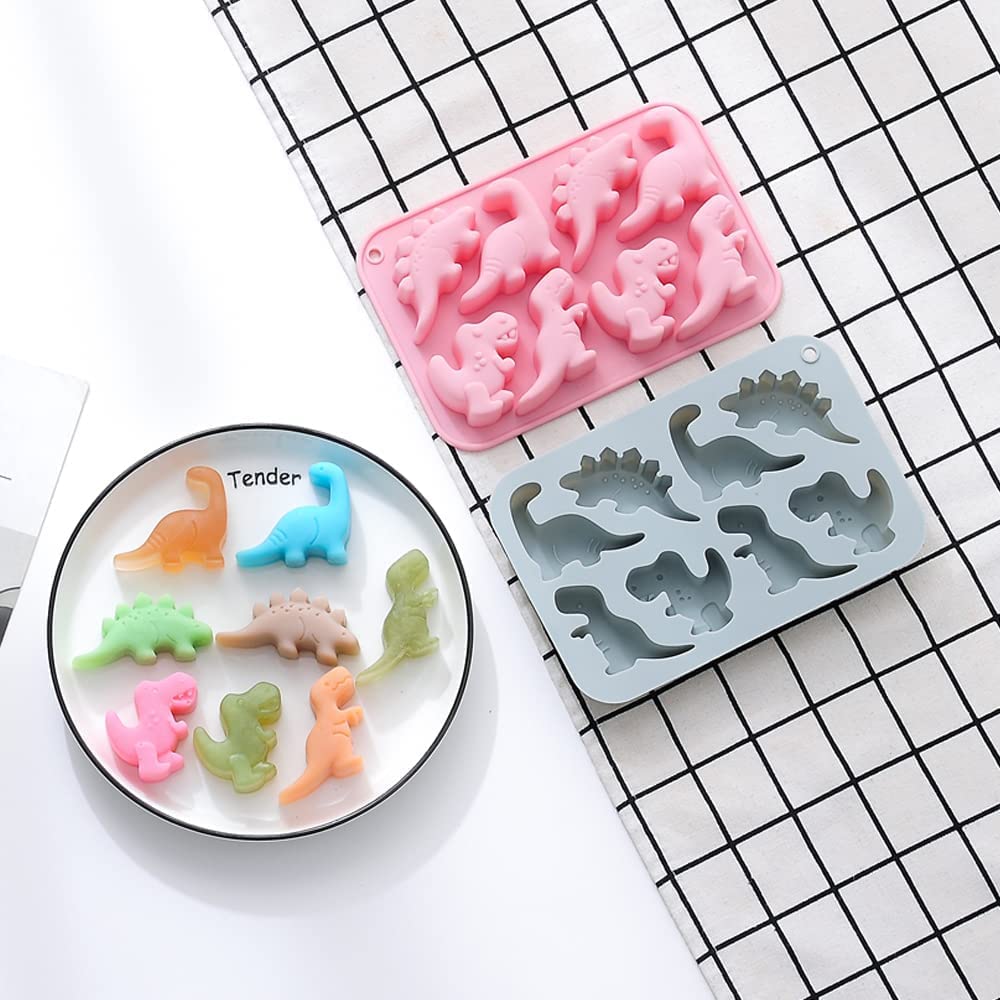 Stampo per dinosauri, stampi in silicone 3D a forma di dinosauro, stampo per torte a forma di dinosauro, per cioccolatini, caramelle, gelatina, cubett | Leroy Merlin