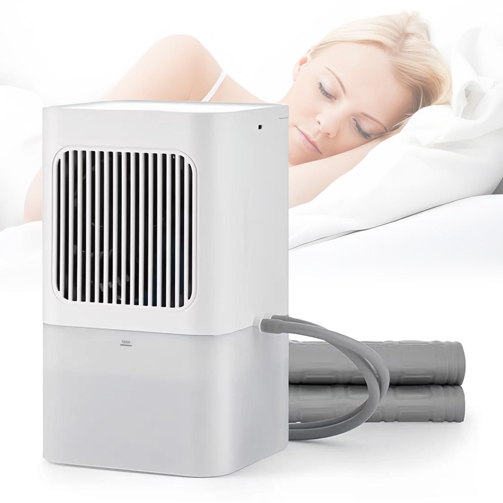 Cubrecolchón de refrigeración por agua y enfriador de cama eléctrico portátil