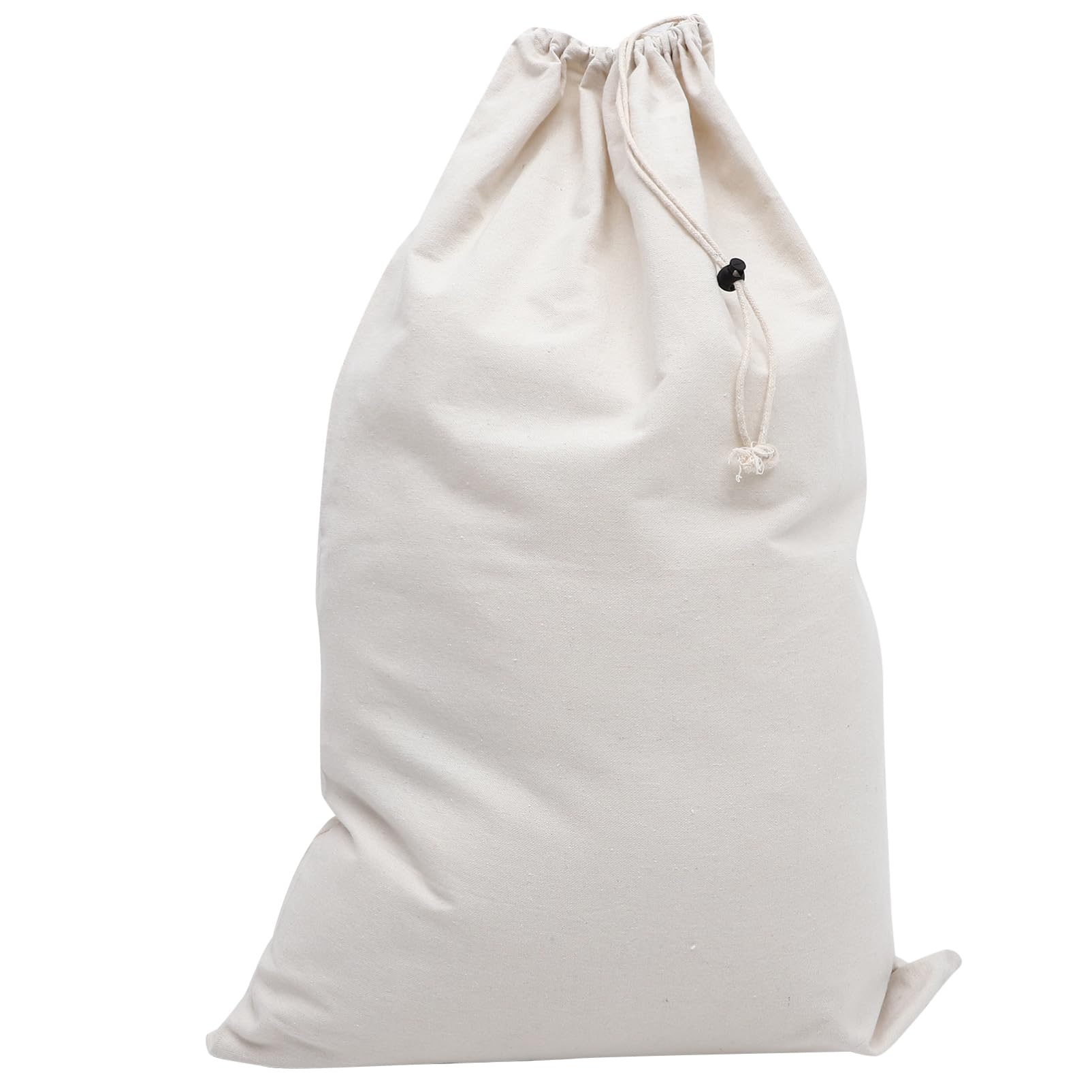 Bolsa de lavandería de lona PRETYZOOM con cordón ajustable y gran capacidad para el hogar