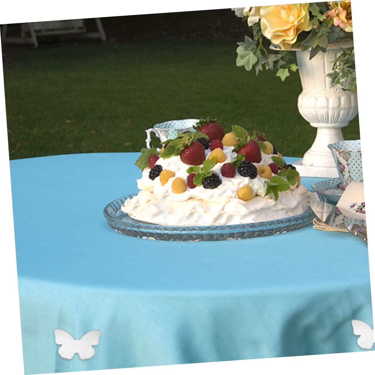 VALICLUD 6 Stück Edelstahl Tischdeckenklammern als Tischstoffgewichte mit Magnetischer Befestigung für Outdoor Banquets und Windfeste Dekoration