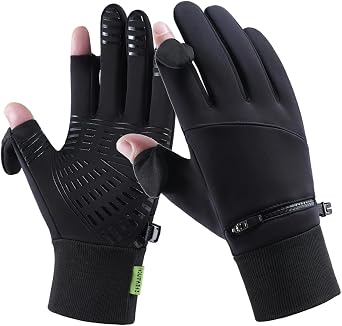 Winter Gloves for Men Women - Waterproof Thermal Glove for Cold Weather, Touchscreen Glove for Cycling Running Work